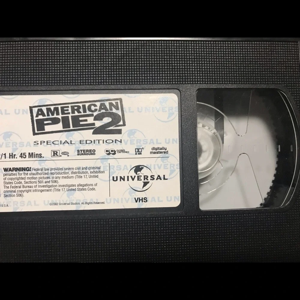 Vintage American Pie 2 VHS 2002 UNTESTED